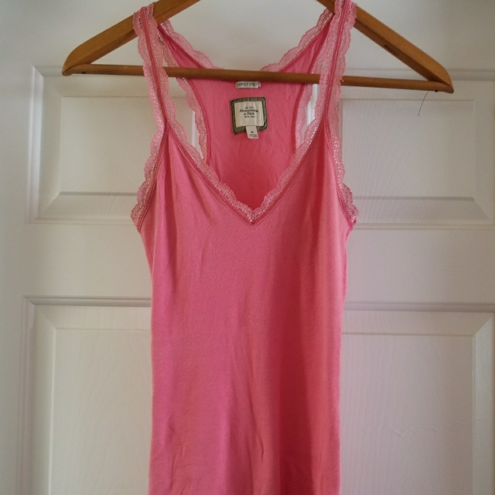 A&F Pink Tank Top
